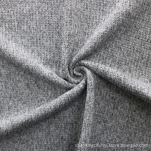 Lembut dan elastis berkualitas tinggi 130GSM 100%Polyester grosir longgar jersey rajutan kain untuk pakaian